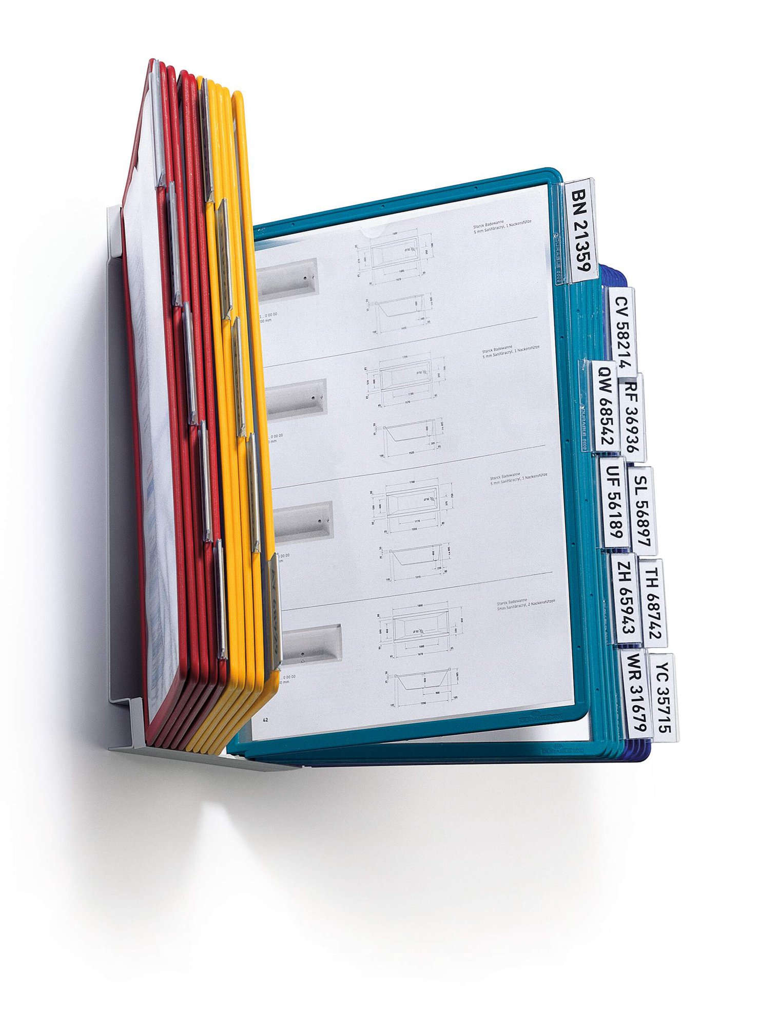 DURABLE VARIO WALL 20 A4 ASSORTED