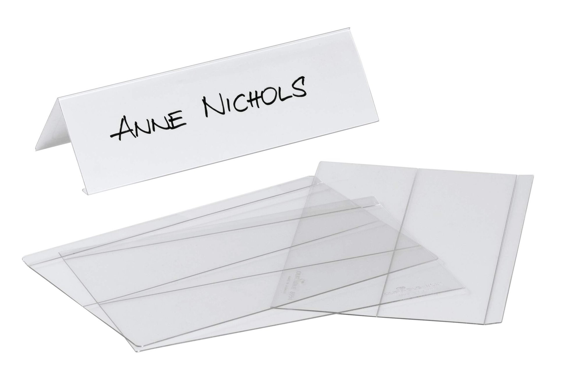 DURABLE PLACE NAME HOLDER 61X210MM (10)