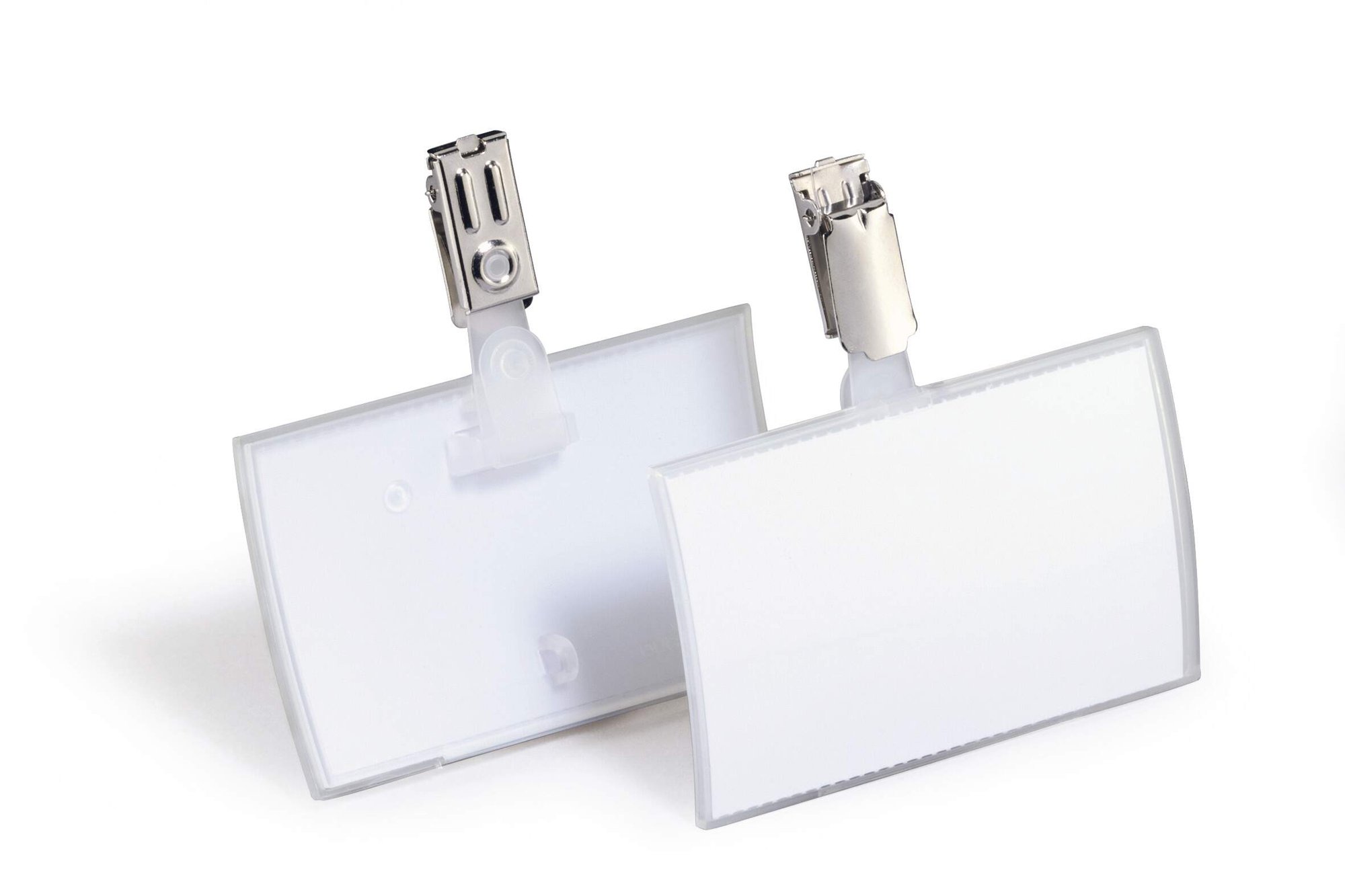 DURABLE CLICK FOLD CLIP BADGE 54X90MM (2