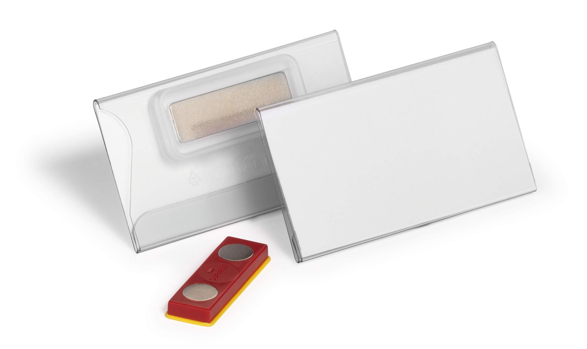 DURABLE CLICK FOLD MAGNET BADGE 40X75MM
