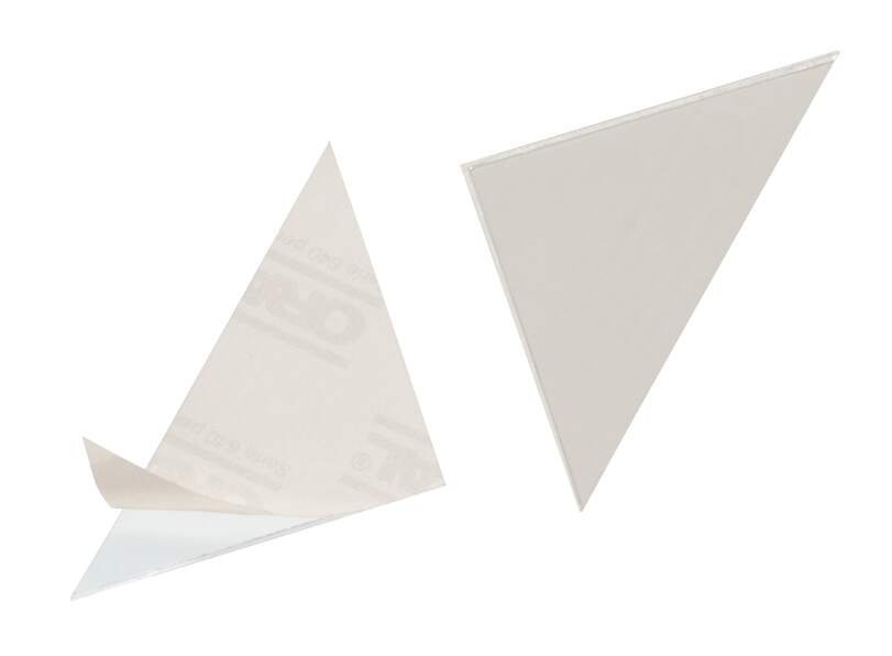 DURABLE CORNERFIX ADHESIVE POCKET 75MM (