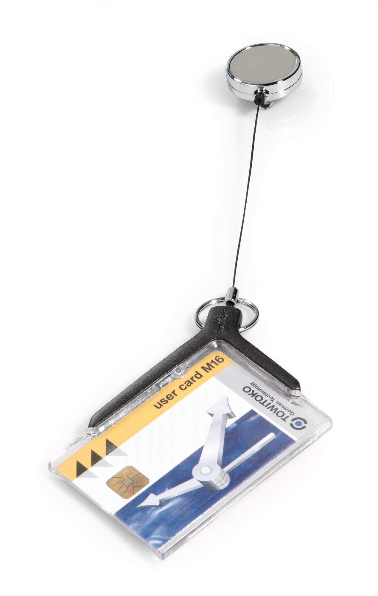 DURABLE DE LUXE BADGE HOLDER BLACK (10)