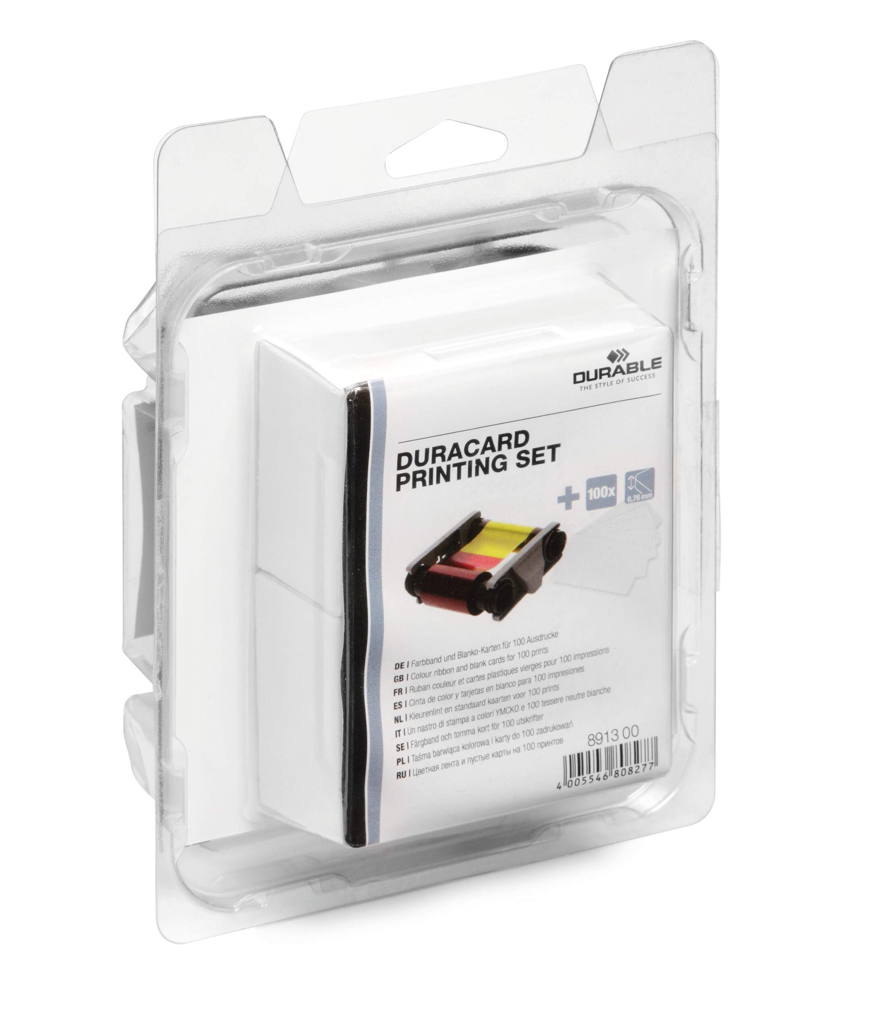 DURABLE DURACARD COLOUR RIBBON AND CARDS