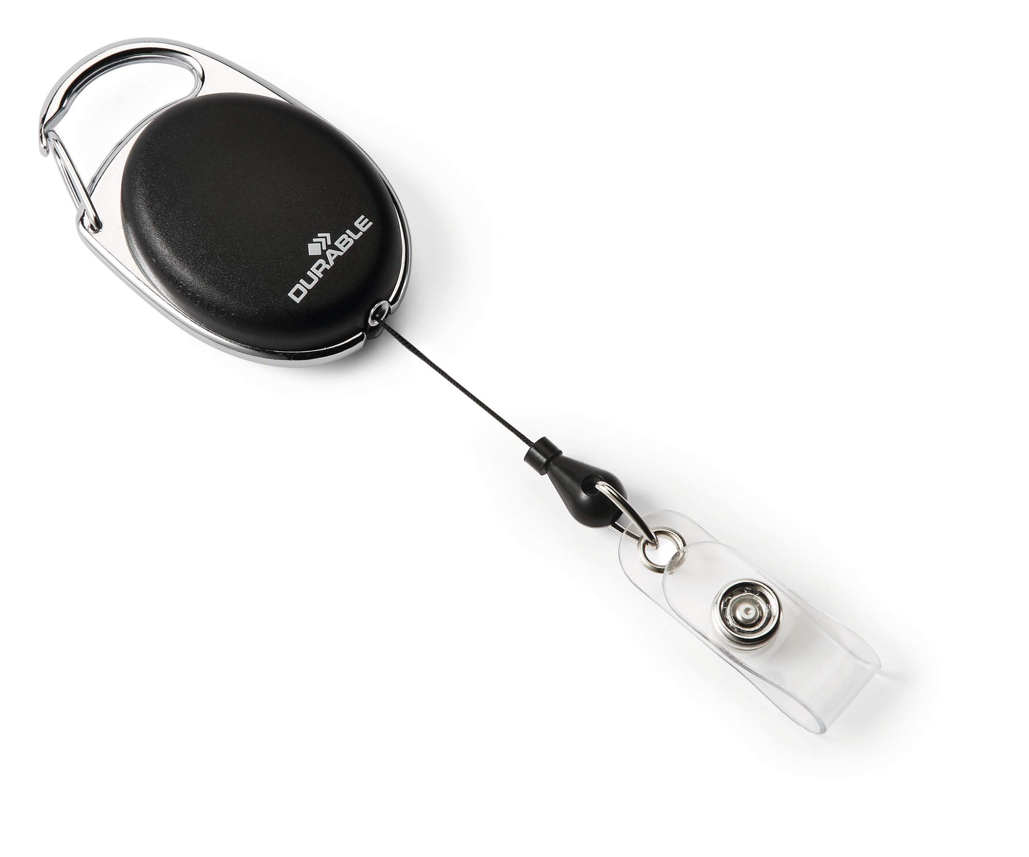 DURABLE STYLE SNAP BUTTON BADGE REEL