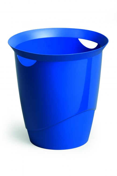 Rubbish Bins Durable Waste Bin Trend 16 Litres Blue