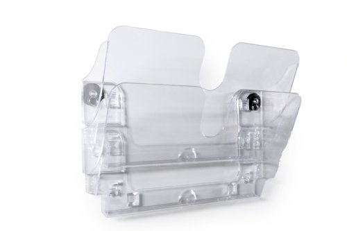 Durable A4 Magnetic Literature Holder - Dual Wall Display - FLEXIPLUS - Clear Durable A4 Magnetic Literature Holder - Dual Wall Display - FLEXIPLUS - Clear