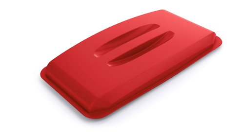 Durable 60L Bin Lid Red - Rectangular Recycling Bin Lid - Food Safe - DURABIN Durable 60L Bin Lid Red - Rectangular Recycling Bin Lid - Food Safe - DURABIN