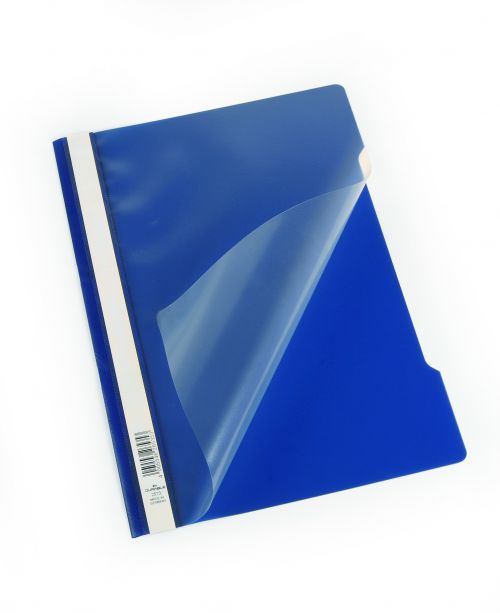 Durable Clear View Report Folder A4 Dark Blue (Pack 50) 257307