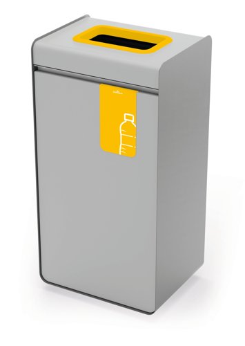 Durable 55L Plastic Waste Bin - Sheet Steel Recycling Separation Bin - DURASORT® Durable 55L Plastic Waste Bin - Sheet Steel Recycling Separation Bin - DURASORT®