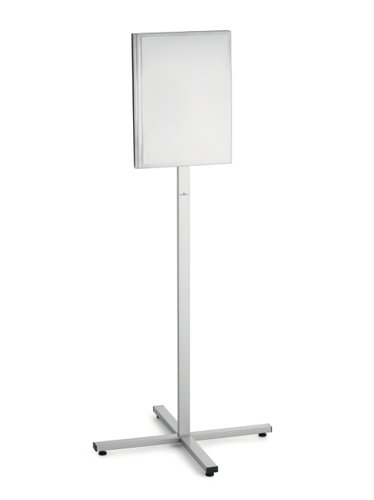 Durable INFO STAND OUTDOOR Stainless Steel Floor Sign - A3 Display Panel - Grey Durable INFO STAND OUTDOOR Stainless Steel Floor Sign - A3 Display Panel - Grey