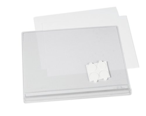 Durable Water Resistant UV Anti-Reflective Adhesive Pockets - 5 Pack - A5 Clear Durable Water Resistant UV Anti-Reflective Adhesive Pockets - 5 Pack - A5 Clear