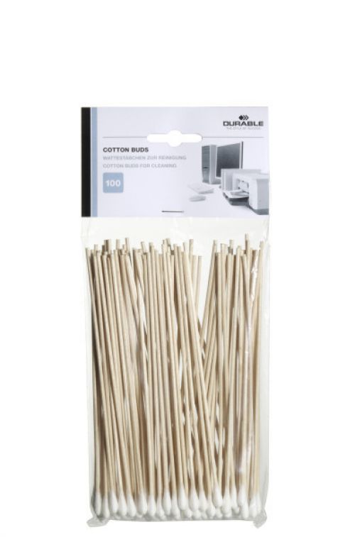 Durable+Wooden+Cotton+Buds+Extra+Long+%26+Biodegradable+%28Pack+100%29+-+578902