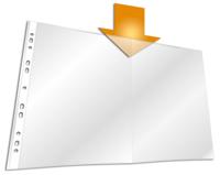 DURABLE BUSINESS SIDE PUNCHED POCKET A3