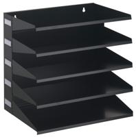 DURABLE 5-TIER SORTING RACK BLACK