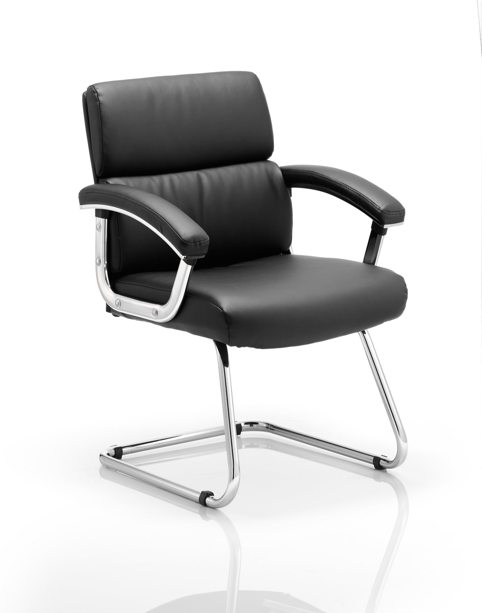 Reception Chairs Desire Cantilever Chair Black BR000033