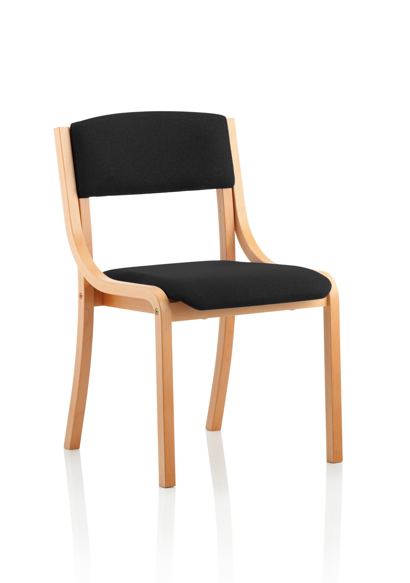 Stacking Chairs Madrid Visitor Chair Black BR000086