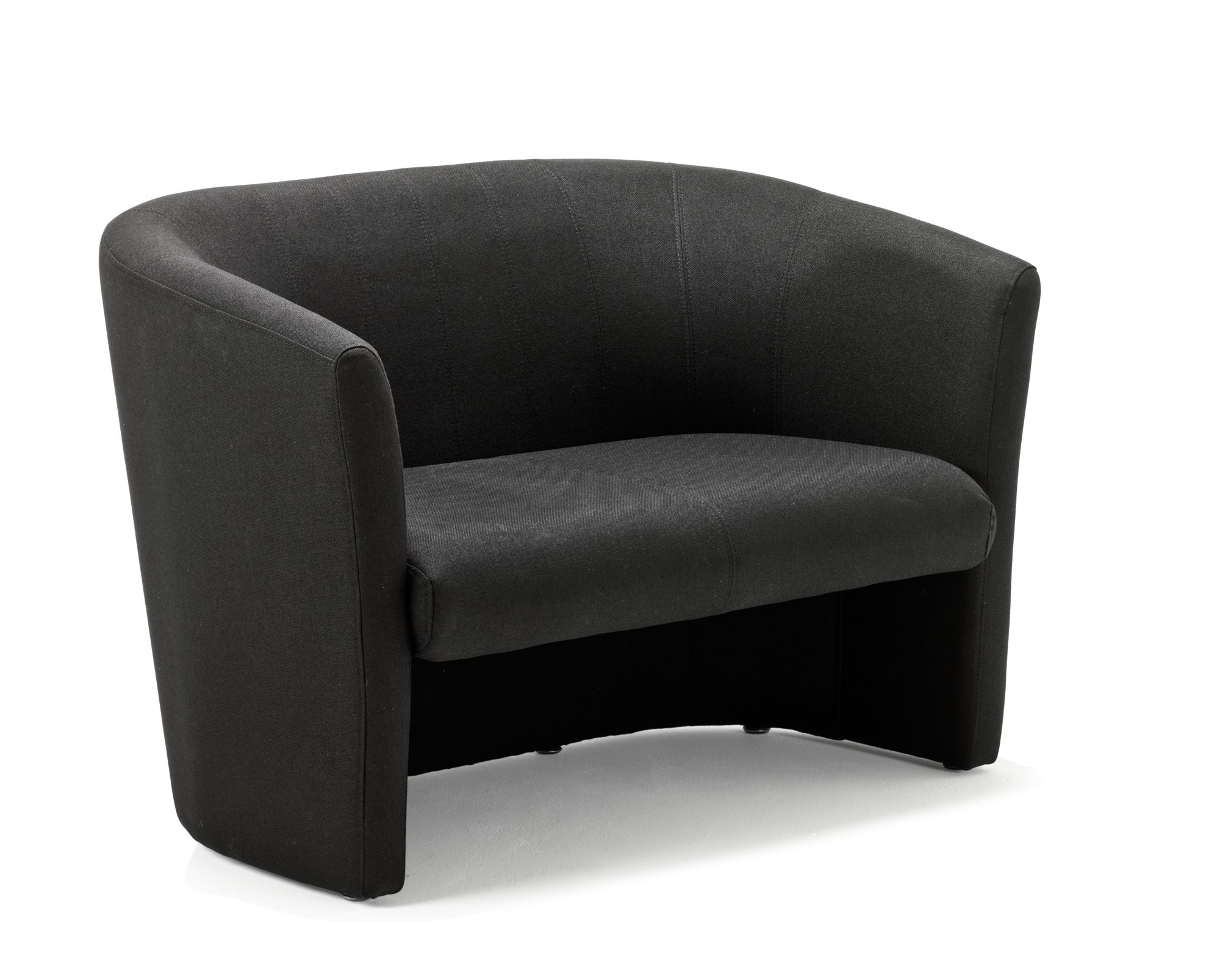 Reception Chairs Neo Twin Tub Black Fabric BR000106