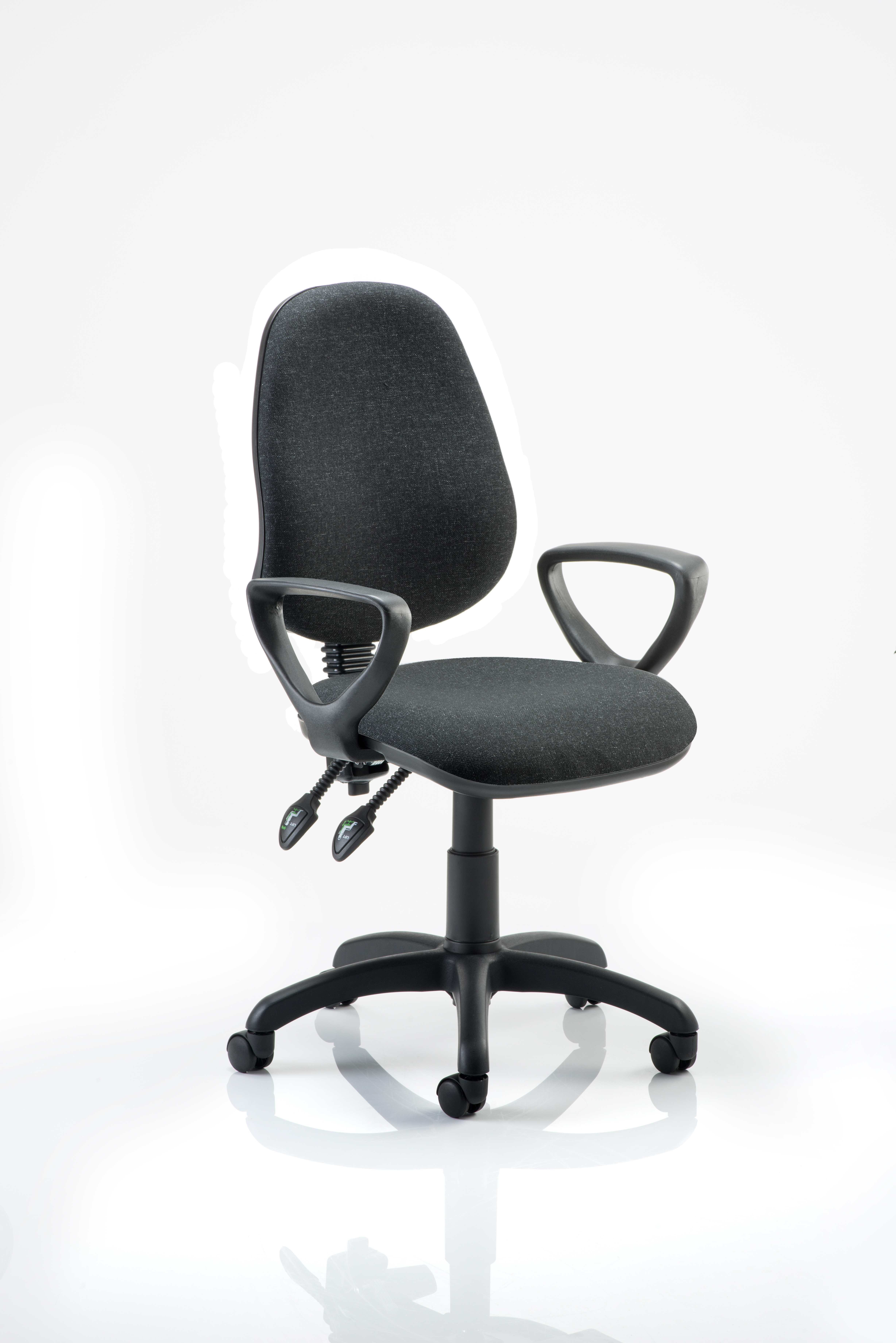 Eclipse Plus II Chair Charcoal Loop Arms KC0024
