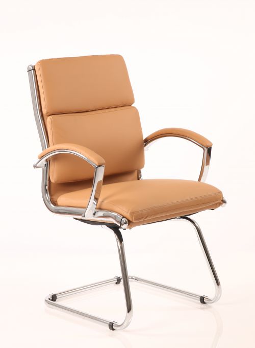 Reception Chairs Classic Cantilever Chair Tan BR000031