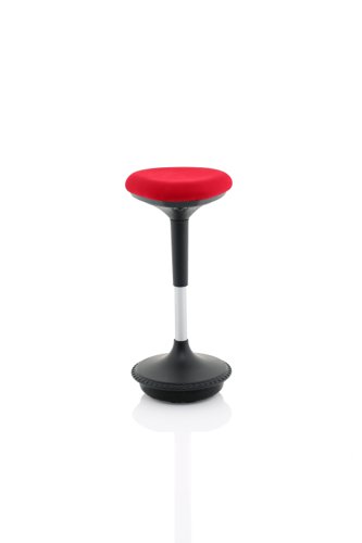 Step Stools Sitall Deluxe Vistor Stool Fabric Seat Red BR000215