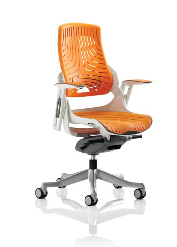 Executive Chairs Zure Elastomer Gel Orange With Arms EX000133