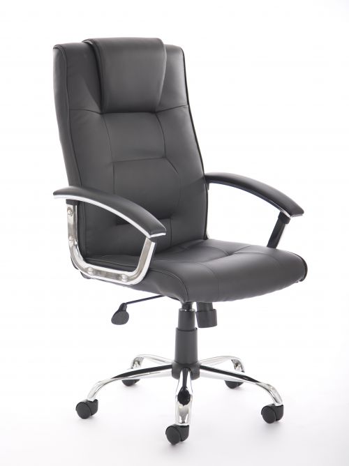 Executive Chairs Thrift Executive Chair Black Soft Bonded Leather EX000163