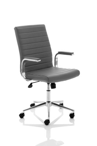 Executive Chairs Ezra Executive Leather Chair Grey EX000245