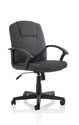 Executive Chairs Bella Executive Managers Chair Charcoal Fabric EX000248