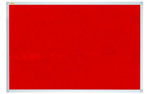 Felt Pin Board X-tra!Line® 90x60cm Red