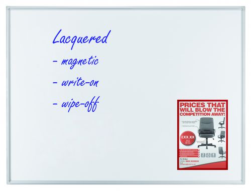 Whiteboard ECO 180 x 120cm Lacquered Steel