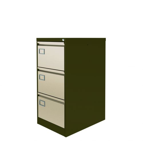 Graviti Plus Contract 3 Drawer Filing Cabinet Coffee Cream