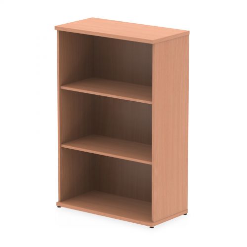 Up To 1200mm High Impulse 1200mm Bookcase Beech I000050