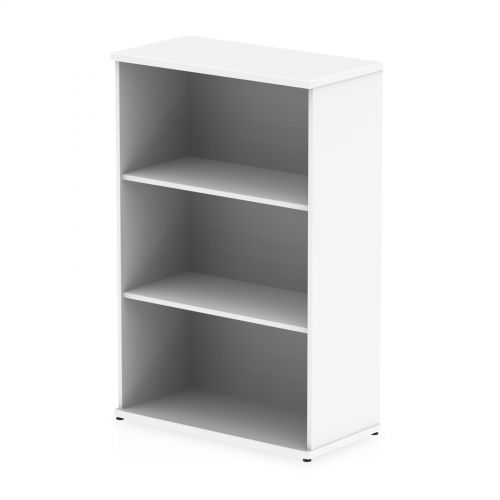 Up To 1200mm High Impulse 1200mm Bookcase White I000170