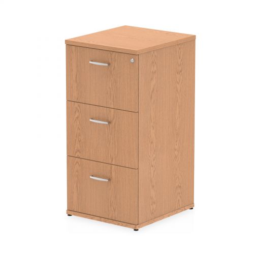 Impulse 3 Drawer Filing Cabinet Oak I000781