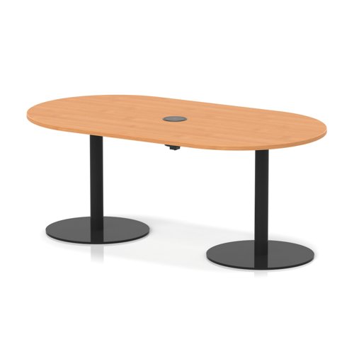 Italia Volta 1800mm Poseur Boardroom Table With Pop-up Power Module Beech Top 720mm High Black Leg Italia Volta 1800mm Poseur Boardroom Table With Pop-up Power Module Beech Top 720mm High Black Leg