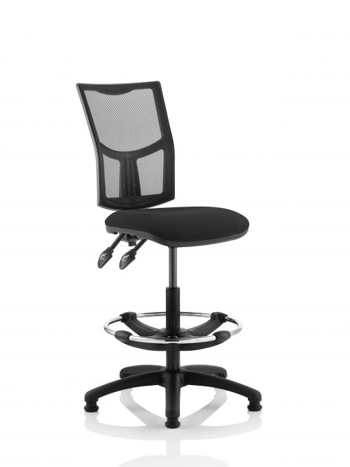 Eclipse Plus II Mesh Chair Black Hi Rise Kit KC0262
