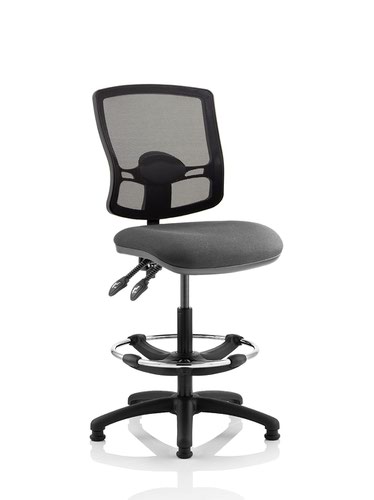 Eclipse Plus II Mesh Deluxe Chair Charcoal Hi Rise Kit KC0315