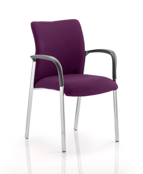 Reception Chairs Academy Fully Bespoke Fabric Chair with Arms Tansy Purple KCUP0040