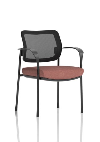 Brunswick Deluxe With Arms Black Frame Mesh Back Bespoke Colour Seat Rivet Forge Brunswick Deluxe With Arms Black Frame Mesh Back Bespoke Colour Seat Rivet Forge