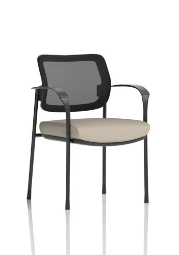 Brunswick Deluxe With Arms Black Frame Mesh Back Bespoke Colour Seat Quest Salt Brunswick Deluxe With Arms Black Frame Mesh Back Bespoke Colour Seat Quest Salt