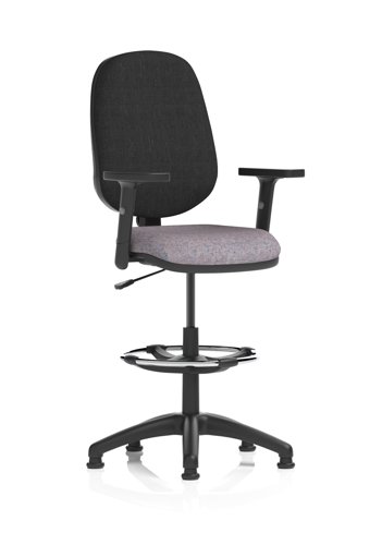 Eclipse Plus I Lever Task Operator Chair With High Rise Draughtsman Kit With Height Adjustable Arms Bespoke Colour Seat Rivet Fuse Eclipse Plus I Lever Task Operator Chair With High Rise Draughtsman Kit With Height Adjustable Arms Bespoke Colour Seat Rivet Fuse