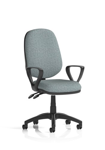 Eclipse Plus II Lever Task Operator Chair With Loop Arms Bespoke Colour Back And Seat Rivet Tensile Eclipse Plus II Lever Task Operator Chair With Loop Arms Bespoke Colour Back And Seat Rivet Tensile