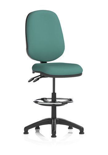 Eclipse Plus II Lever Task Operator Chair With High Rise Draughtsman Kit Bespoke Colour Back And Seat Quest Kelp Eclipse Plus II Lever Task Operator Chair With High Rise Draughtsman Kit Bespoke Colour Back And Seat Quest Kelp