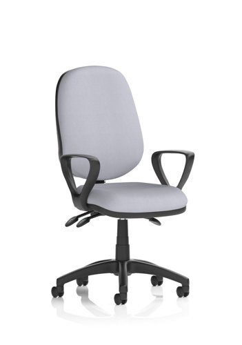 Eclipse Plus III Lever Task Operator Chair With Loop Arms Bespoke Colour Back And Seat Quest Shell Eclipse Plus III Lever Task Operator Chair With Loop Arms Bespoke Colour Back And Seat Quest Shell