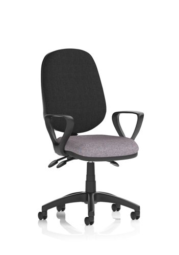 Eclipse Plus III Lever Task Operator Chair With Loop Arms Bespoke Colour Seat Rivet Fuse Eclipse Plus III Lever Task Operator Chair With Loop Arms Bespoke Colour Seat Rivet Fuse