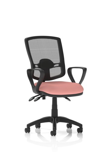 Eclipse Plus III Lever Task Operator Chair Deluxe Mesh Back With Loop Arms Bespoke Colour Seat Quest Shrimp Eclipse Plus III Lever Task Operator Chair Deluxe Mesh Back With Loop Arms Bespoke Colour Seat Quest Shrimp