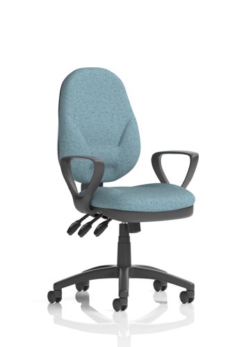 Eclipse Plus XL Lever Task Operator Chair With Loop Arms Bespoke Colour Back And Seat Rivet Quench Eclipse Plus XL Lever Task Operator Chair With Loop Arms Bespoke Colour Back And Seat Rivet Quench