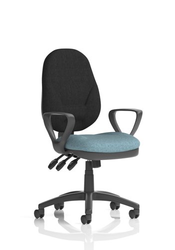Eclipse Plus XL Lever Task Operator Chair With Loop Arms Bespoke Colour Seat Rivet Quench Eclipse Plus XL Lever Task Operator Chair With Loop Arms Bespoke Colour Seat Rivet Quench