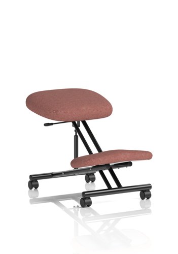 Kneeling Stool Black Frame Bespoke Colour Rivet Forge Kneeling Stool Black Frame Bespoke Colour Rivet Forge