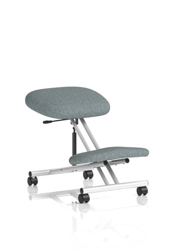Kneeling Stool Silver Frame Bespoke Colour Rivet Tensile Kneeling Stool Silver Frame Bespoke Colour Rivet Tensile